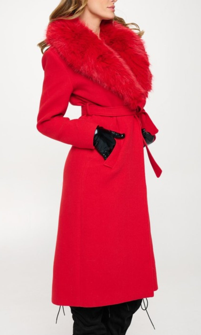 Red Fox Trench Coat