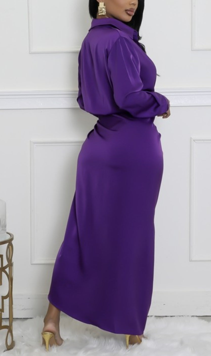 Purple Goddess 2 Piece Skirt Set