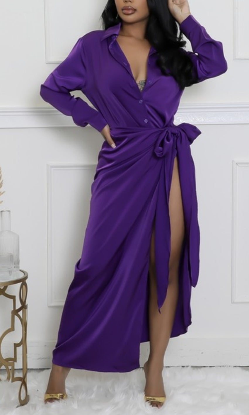 Purple Goddess 2 Piece Skirt Set